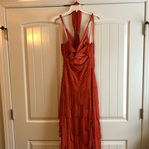 Orange formal dress - Picture 3 of 5